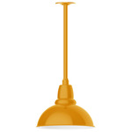 Cafe Stem Hung Outdoor Pendant - Bright Yellow