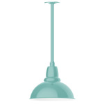 Cafe Stem Hung Outdoor Pendant - Sea Green