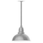Cafe Stem Hung Outdoor Pendant - Galvanized