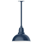 Cafe Stem Hung Outdoor Pendant - Navy