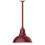 Cafe Stem Hung Outdoor Pendant - Barn Red
