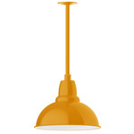 Cafe Stem Hung Outdoor Pendant - Bright Yellow