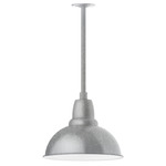 Cafe Stem Hung Outdoor Pendant - Galvanized