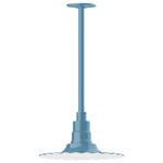 Radial Outdoor Pendant - Light Blue