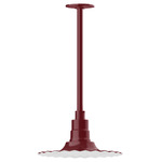 Radial Outdoor Pendant - Barn Red
