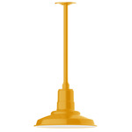 Warehouse Outdoor Stem Hung Pendant - Bright Yellow