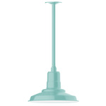 Warehouse Outdoor Stem Hung Pendant - Sea Green