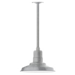 Warehouse Outdoor Stem Hung Pendant - Galvanized