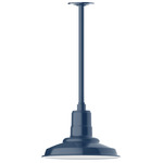 Warehouse Outdoor Stem Hung Pendant - Navy