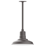 Warehouse Outdoor Stem Hung Pendant - Bronze Matte