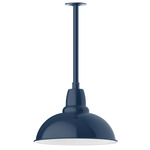 Cafe Stem Hung Outdoor Pendant - Navy