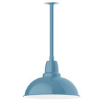 Cafe Stem Hung Outdoor Pendant - Light Blue