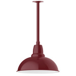 Cafe Stem Hung Outdoor Pendant - Barn Red