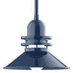Atomic Outdoor Rings Stem Pendant - Navy / Clear