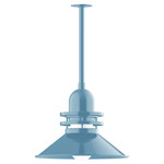Atomic Outdoor Rings Stem Pendant - Light Blue / Clear