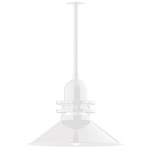 Atomic Outdoor Rings Stem Pendant - White / Clear