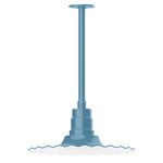 Radial Outdoor Pendant - Light Blue