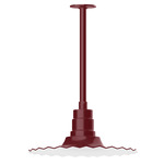 Radial Outdoor Pendant - Barn Red