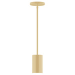 Axis Beam Stem Hung Cylinder Pendant - Ivory