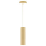 Axis Beam Stem Hung Cylinder Pendant - Ivory