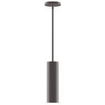 Axis Beam Stem Hung Cylinder Pendant - Bronze Matte