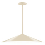 Vessel Stem Hung Outdoor Pendant - Cream