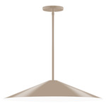 Vessel Stem Hung Outdoor Pendant - Clay