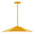 Vessel Stem Hung Outdoor Pendant - Bright Yellow