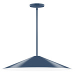 Vessel Stem Hung Outdoor Pendant - Navy