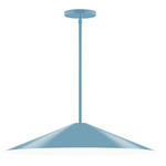 Vessel Stem Hung Outdoor Pendant - Light Blue