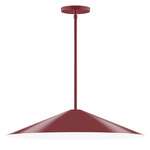 Vessel Stem Hung Outdoor Pendant - Barn Red