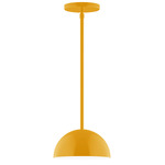 Axis Arcade Stem Hung Pendant - Bright Yellow