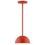 Axis Arcade Stem Hung Pendant - Vermillion