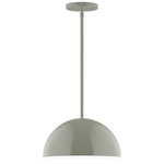 Axis Arcade Stem Hung Pendant - Moss Green