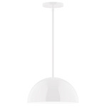 Axis Arcade Stem Hung Pendant - White