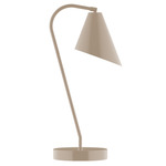 J-Series Jasmine Table Lamp with USB Port - Clay
