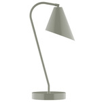 J-Series Jasmine Table Lamp with USB Port - Moss Green