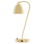 J-Series Jill Table Lamp with USB Port - Ivory