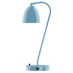 J-Series Jill Table Lamp with USB Port - Light Blue