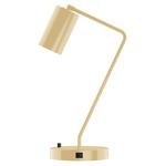 J-Series Jordan Table Lamp with USB Port - Ivory