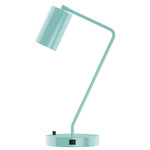 J-Series Jordan Table Lamp with USB Port - Sea Green