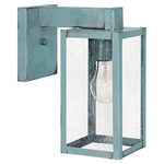 Uptown 120V Outdoor Wall Sconce - Verdi Gris / Seedy Marine