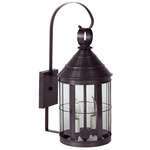 Heal Outdoor Wall Sconce - Dark Brass / Seedy Marine