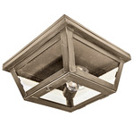 Williams Indoor / Outdoor Ceiling Light - Dark Antique Brass / Seedy Marine