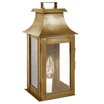Concord Outdoor Wall Sconce - Antique Brass / Seedy Marine