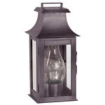 Concord Outdoor Wall Sconce - Dark Brass / Clear