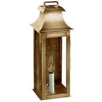 Concord Outdoor Wall Sconce - Antique Brass / Seedy Marine