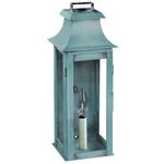 Concord Outdoor Wall Sconce - Verdi Gris / Clear