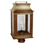 Concord Outdoor Post Light - Antique Brass / Seedy Marine