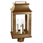 Concord Outdoor Post Light - Antique Brass / Seedy Marine
